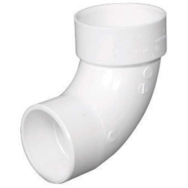 Charlotte Pipe And Foundry Charlotte Pipe Schedule 40 1-1/4 in. Hub X 1-1/4 in. D Spigot PVC Street Elbow 1 pk PVC003020600 - main